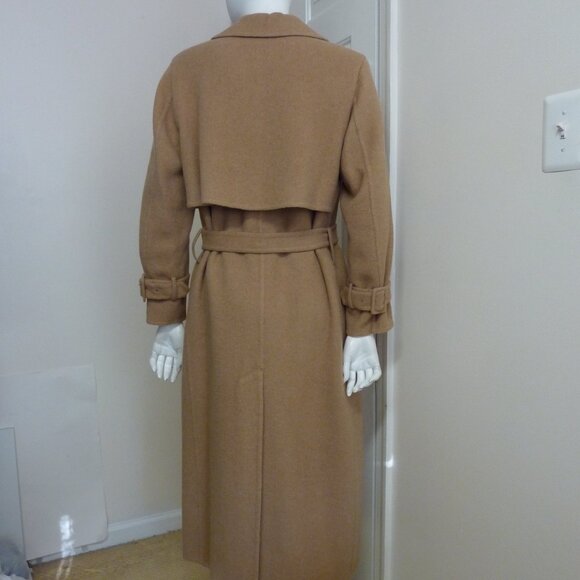 Vince Lofty Italian Wool-Blend Belted Long Coat - Picture 13 of 15